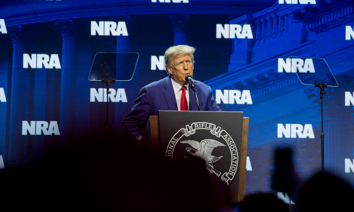 Attendees heard from the nation's leading supporters of the Second Amendment including President Trump
